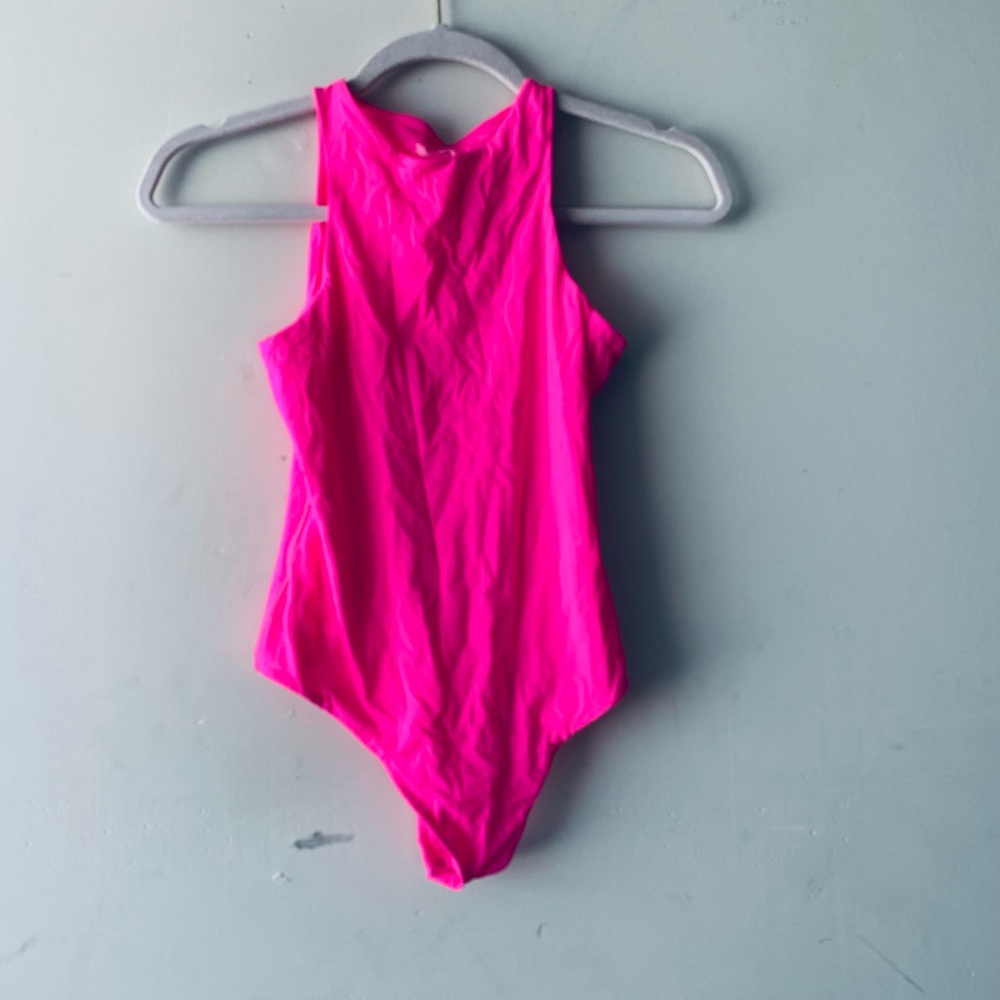 SKIMS Pink Bodysuit